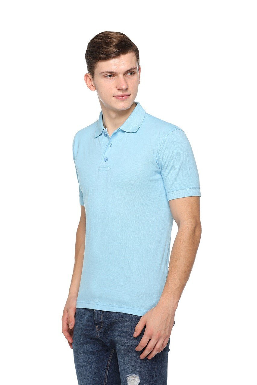 Ice Blue -Pikmee Fast Tees /polo t shirt