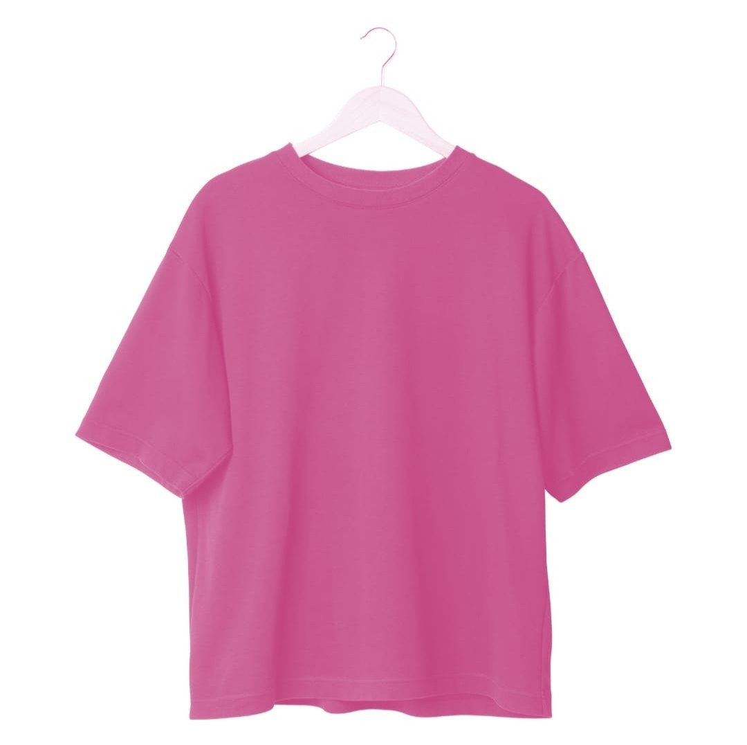 Pink-Oversize T Shirt