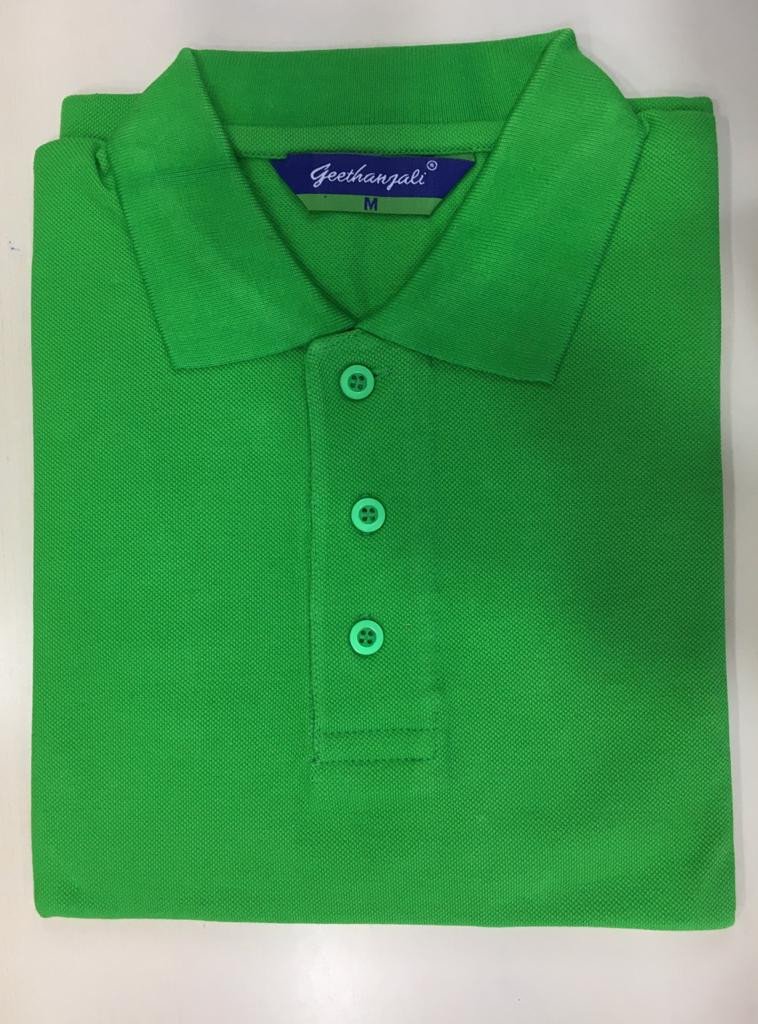 Green-Geethanjali Polo Neck T shirt