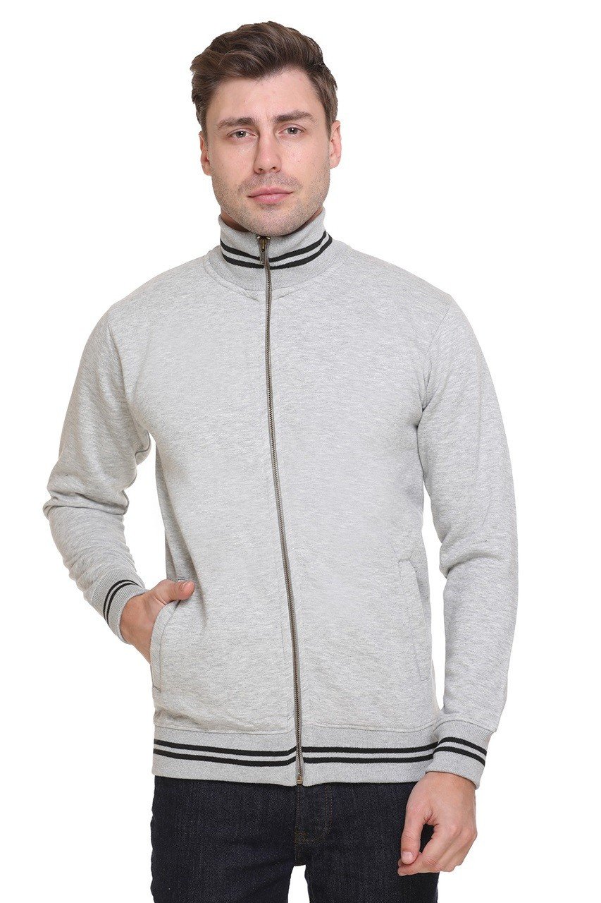 Grey-Pikmee Zero Degree Turtle Neck/ Melange Sweatshirt