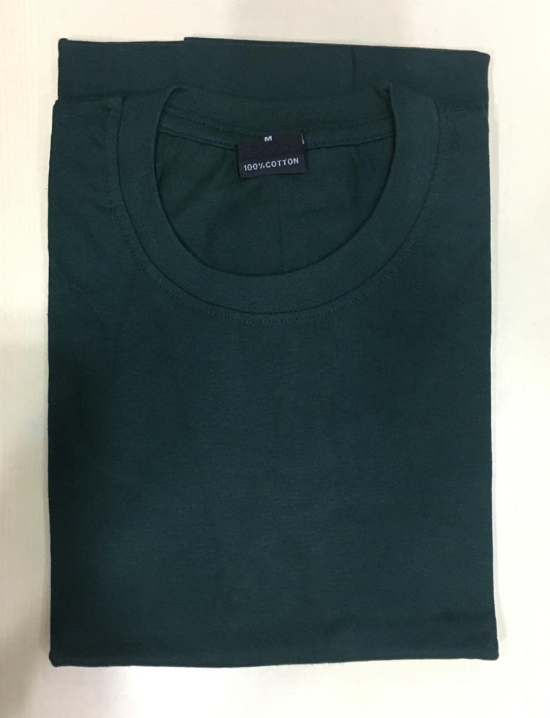 Now Round neck Cotton T-shirt - Olive Green