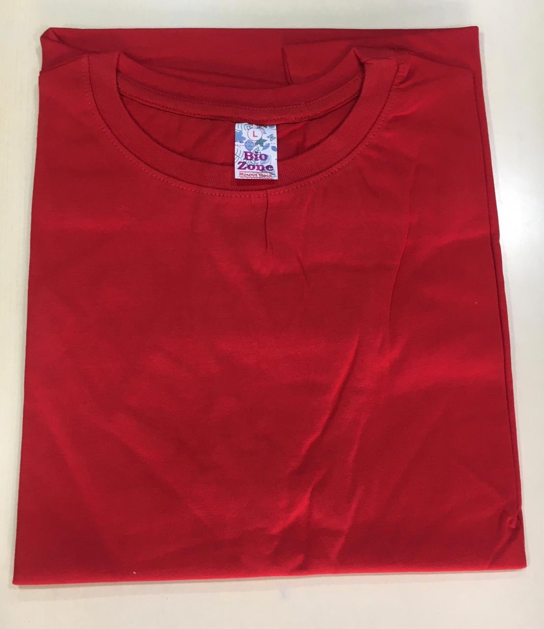 Bio Zone Round neck t shirt - Red