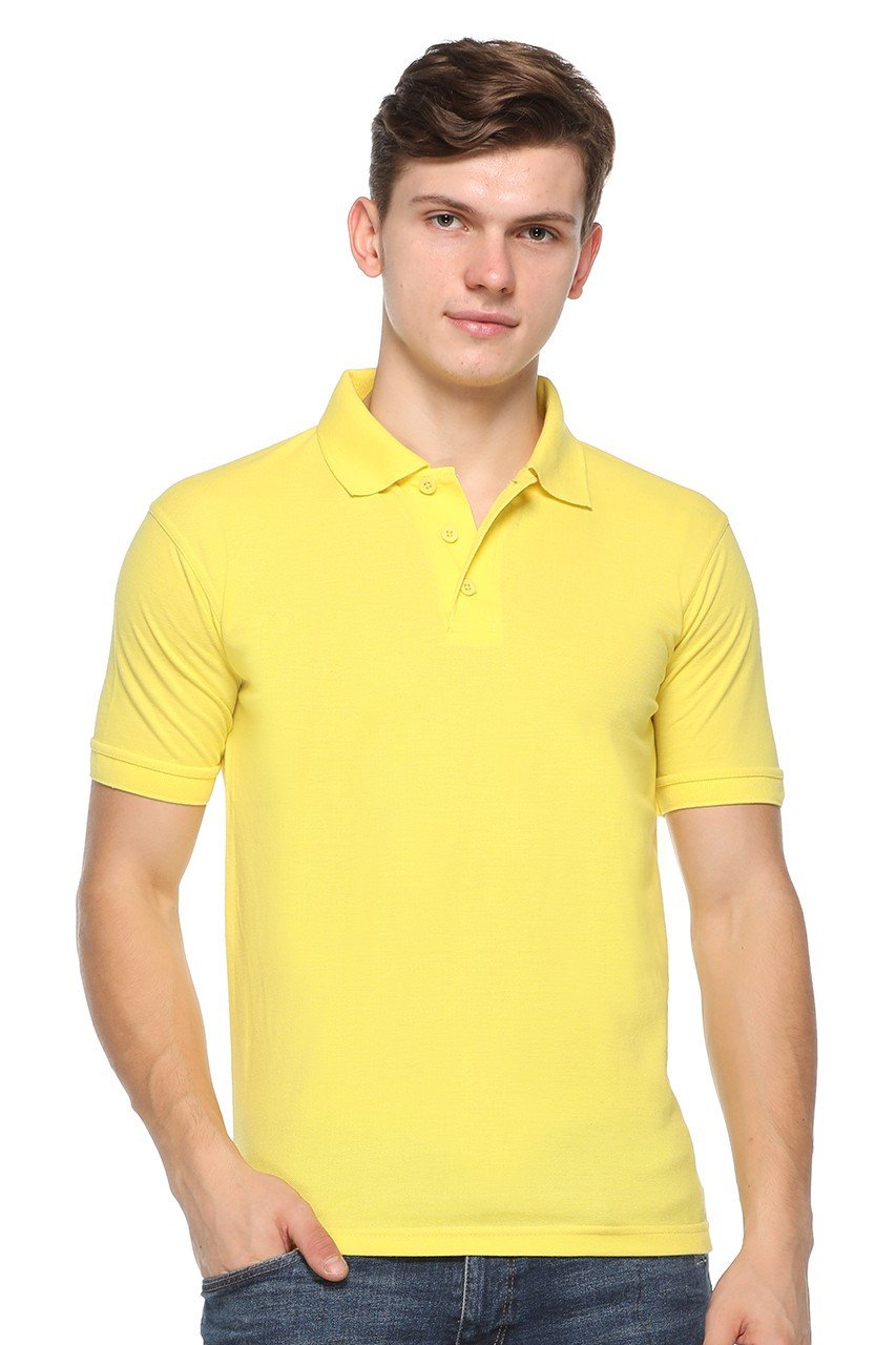 Yellow-Pikmee Fast Tees/ polo t shirt