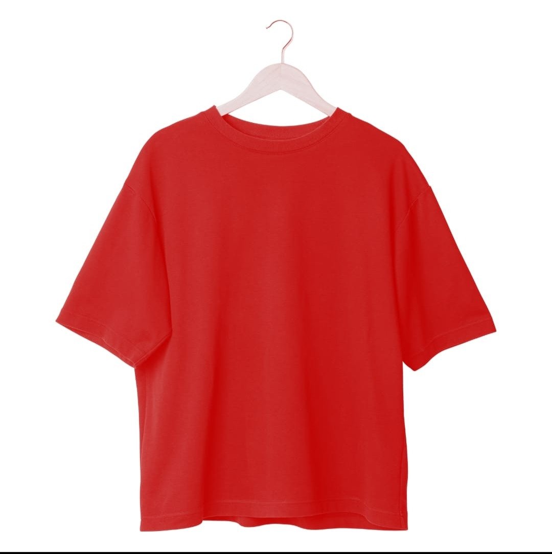 Red-Oversize T Shirt